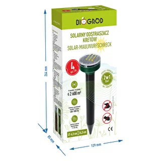Solar Mole Repeller – effective, safe, and humane garden protection, 4-pack – photo 10