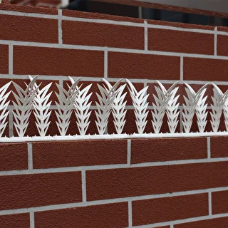 Decorative White Plastic Bird Repellent Spiked Strips - Set of 6 – photo 12
