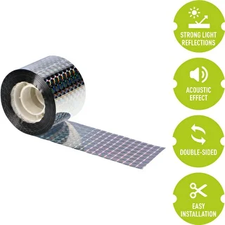 Bird repellent - reflective tape, 80 m – photo 4