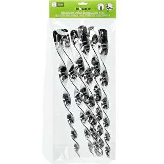 Bird scarer - reflective spirals in silver, 6 pieces – photo 5