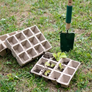 Paper seedling pots 4,5x5x4,5 cm, 30 pcs. – photo 6