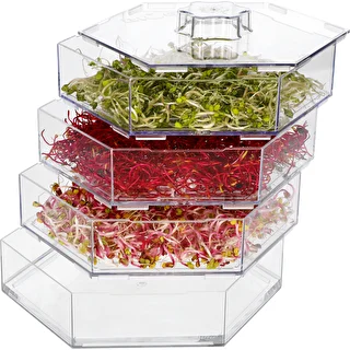 Multi-tier sprouter - a kit with 10 packs of seeds – photo 5