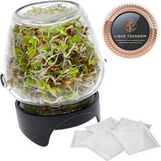 Twist-off sprouter for jars + 5 packs of seeds