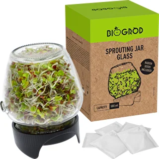 Twist-off sprouter for jars + 5 packs of seeds – photo 5