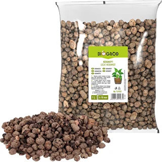 Leca , clay pebbles 4 - 10 mm , 1 L
