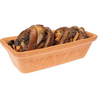 Stoneware, clay baker, 2 L, brown – photo 2