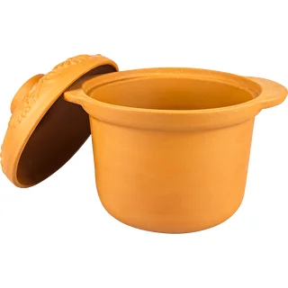 Stoneware , clay baker, 3 L, brown – photo 2