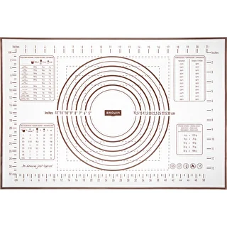 Silicone mat - printed pastry board: templates and cooking calculator