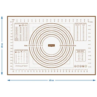 Silicone mat - printed pastry board: templates and cooking calculator – photo 6