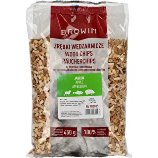 Applewood Smoking/Grilling Chips, 450 g, Grade 8