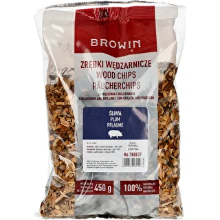 Plum Wood Chips for Smoking/Grilling, 450 g, Class 8