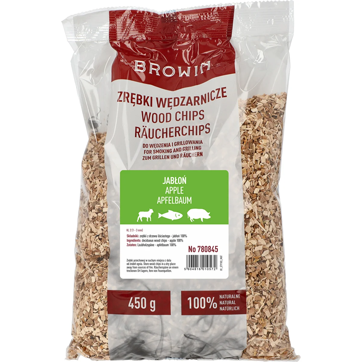 Smoking/Grilling Chips, APPLEWOOD – 450 g, Class 2