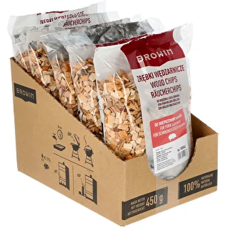 Smoking/Grilling Wood Chips for Pork - Mix (70% Alder, 30% Beech), 450 g, Size 10 – photo 2