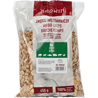 Smoking/Grilling Wood Chips, Beech, 450 g, Grade 10
