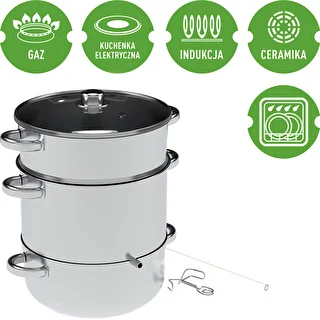 8 L Stainless Steel Steam Juicer – photo 3