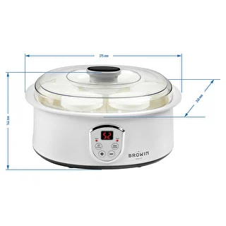 Yoghurt maker with thermostat, 7 jars, 1.3 L – photo 10