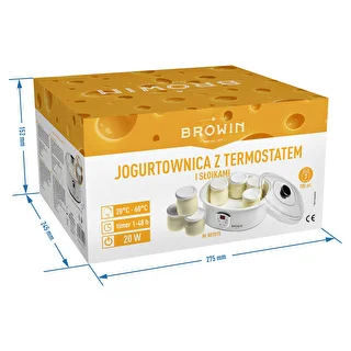 Yoghurt maker with thermostat, 7 jars, 1.3 L – photo 8