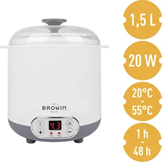 Yogurt and cheese maker with thermostat, 1.5 L – photo 5