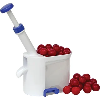 Pitting machine for cherries and wild cherries with a pit container – photo 2