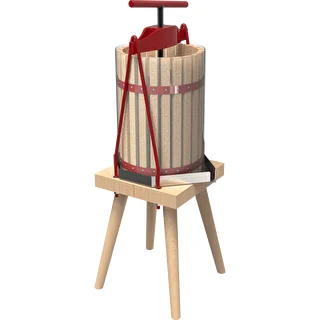 Fruit frame press - with wooden basket, for 10 L – photo 3