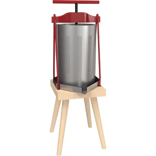 Fruit frame press - with metal basket, for 10 L