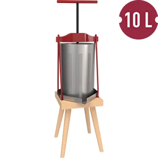 Fruit frame press - with metal basket, for 10 L – photo 2