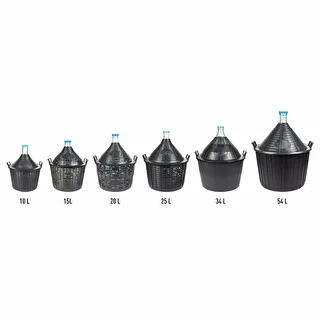 25 L wine demijohn in a plastic basket – photo 7