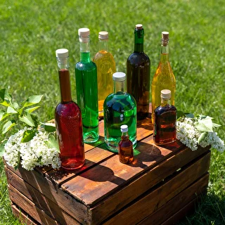 0,75 L Bordeaux glass bottle 8pcs. , olive – photo 10