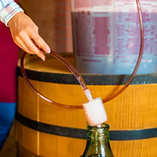 Wine siphon hose tubing with hand pump – photo 10