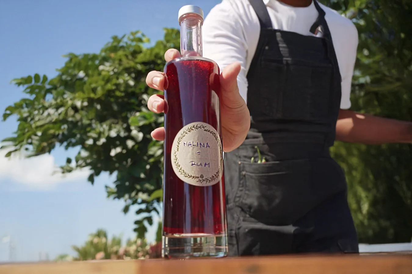 Raspberry liqueur with a hint of rum
