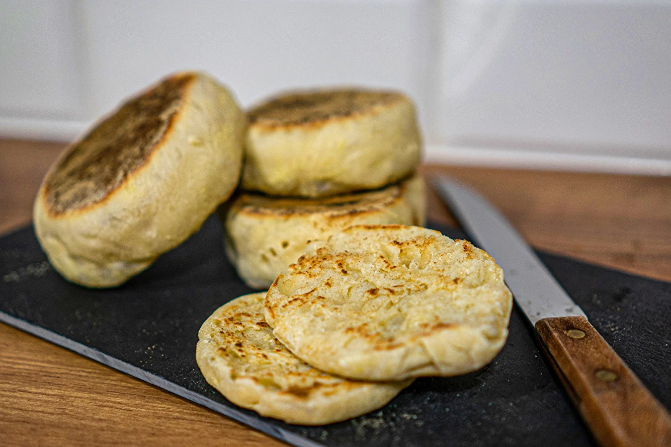 Skillet English muffins