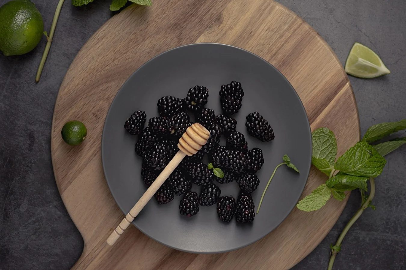 Blackberries in Their Juice