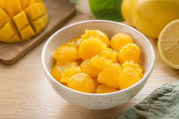 Homemade Mango Gummies with Pectin