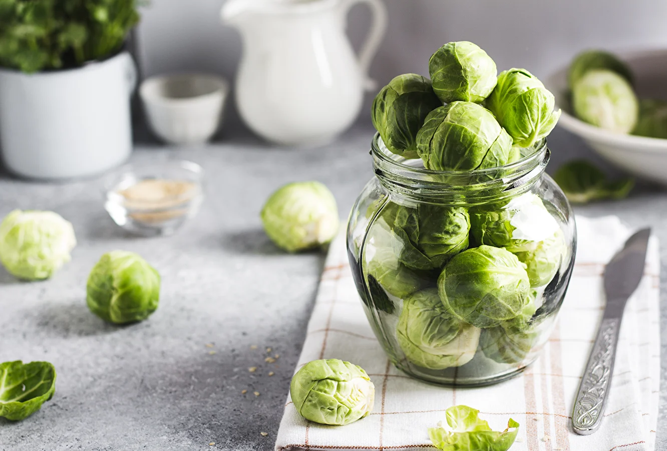 Pickled Brussels sprouts