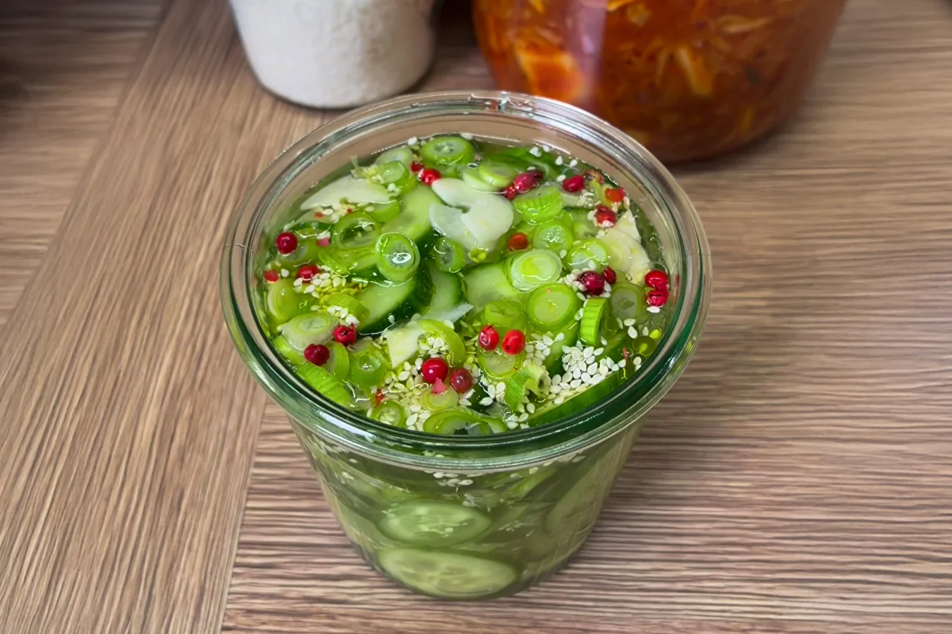 Japanese-style pickled cucumbers
