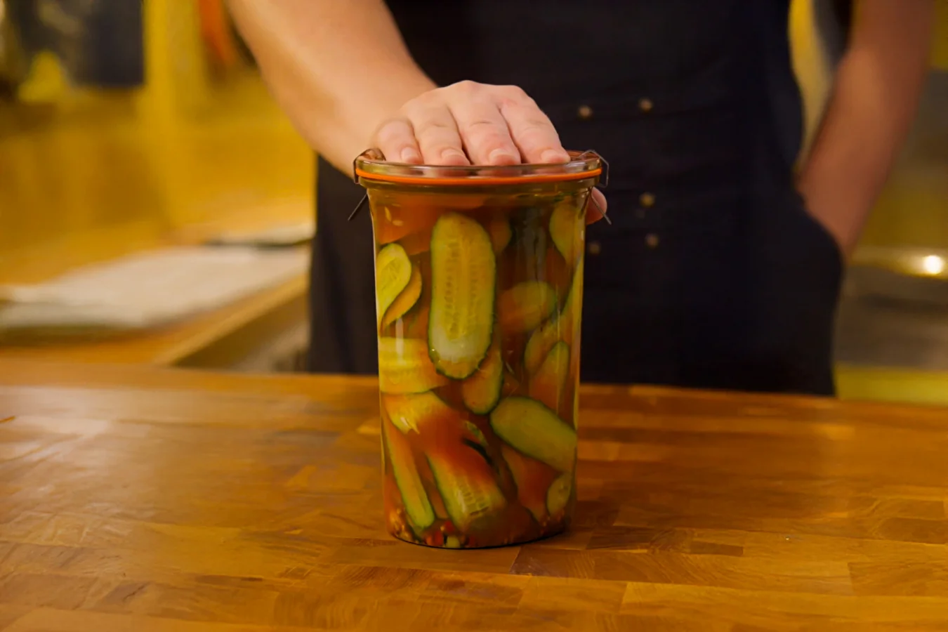 Thai curry cucumbers