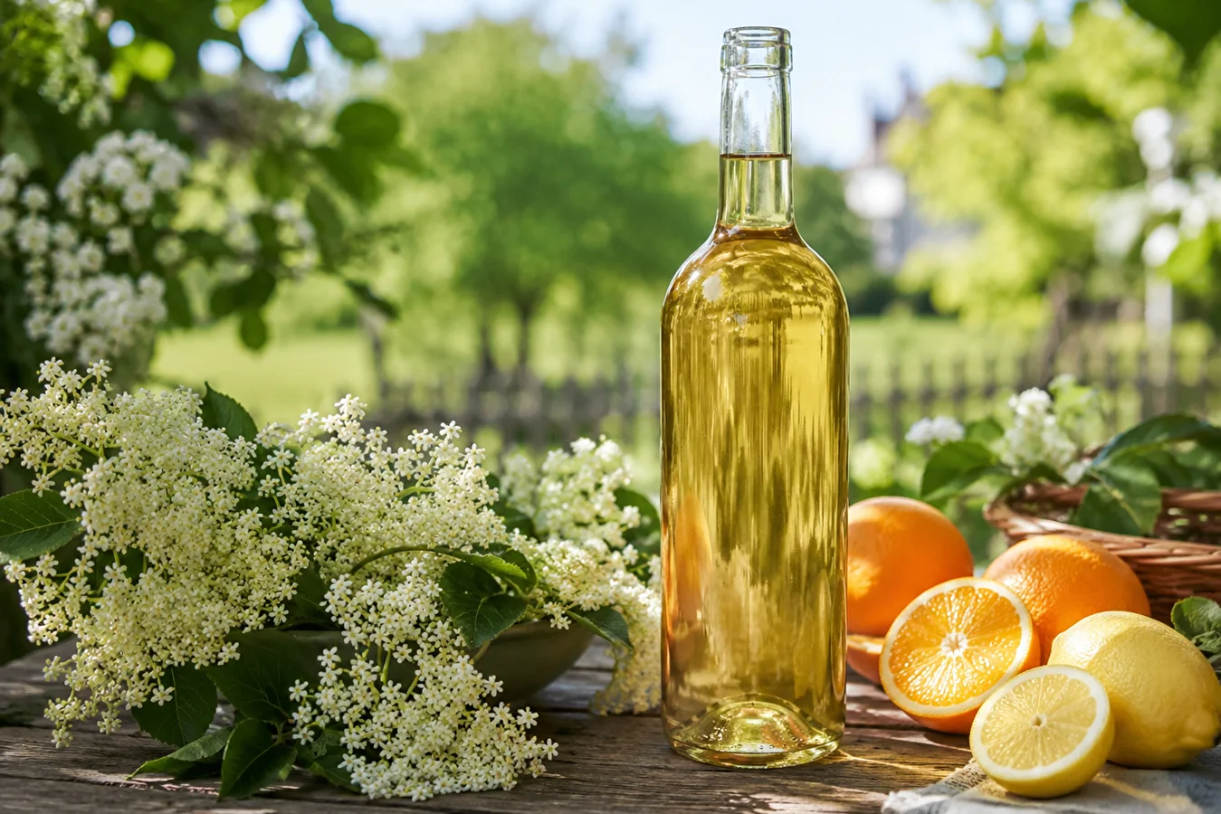 Elderflower wine