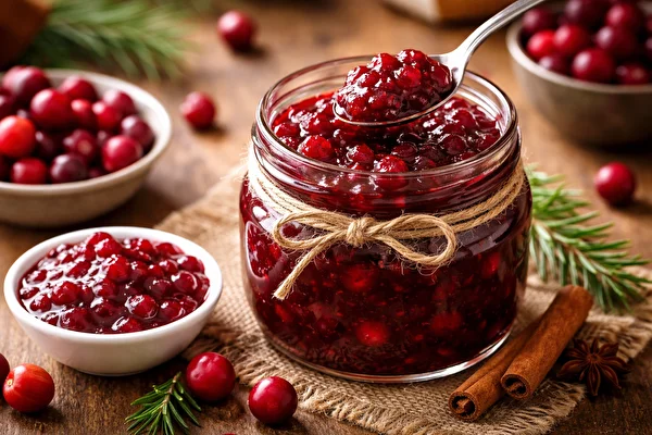 Cranberry preserve - for sandwiches, meats, and pâtés