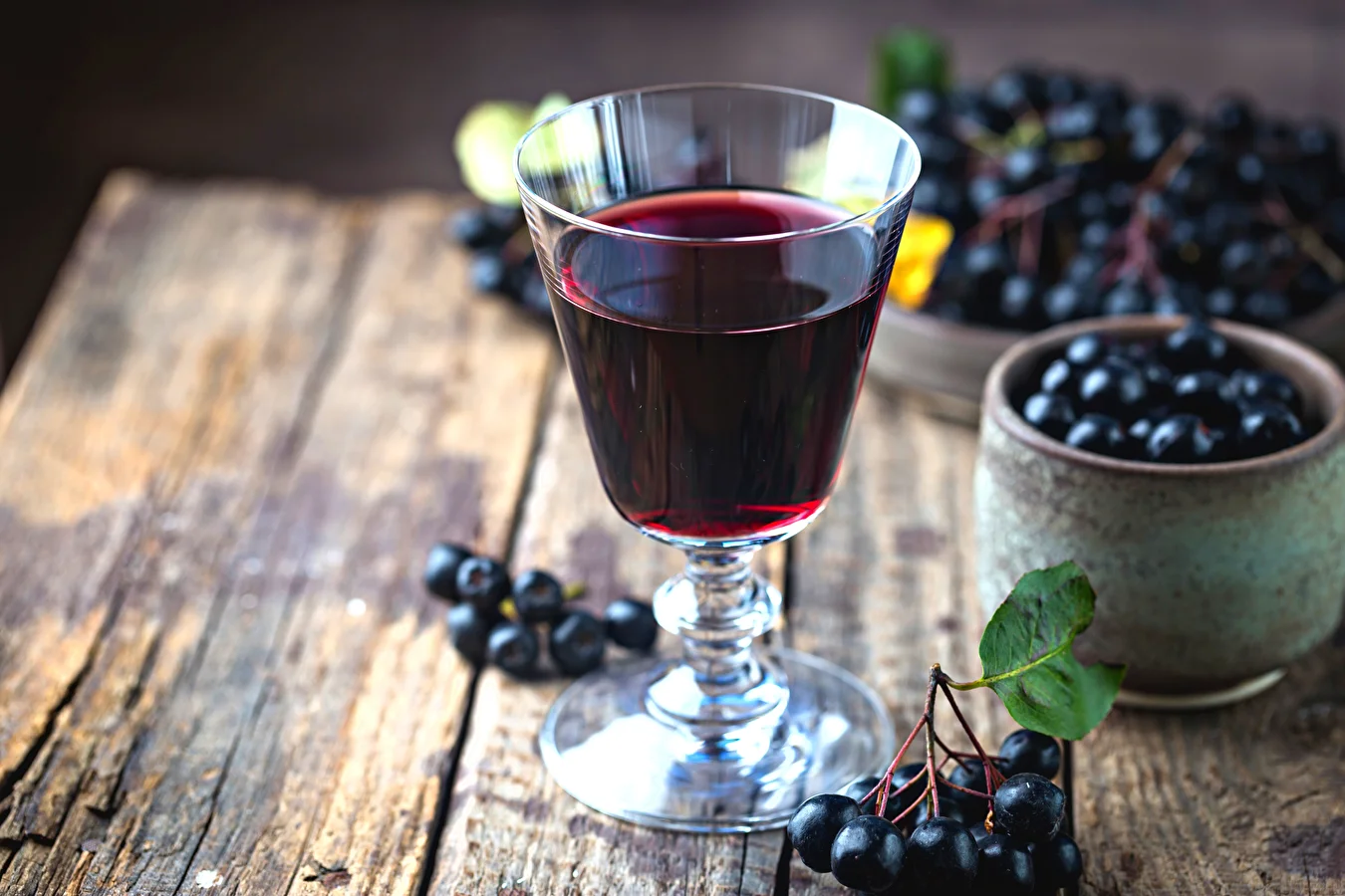 Chokeberry liqueur