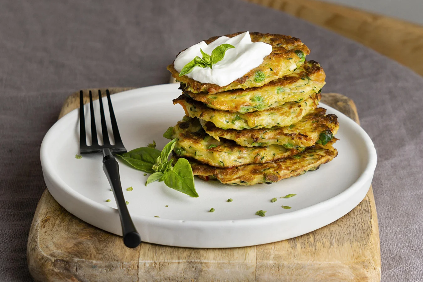 Zucchini pancakes