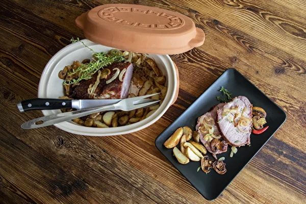 Roasted pork belly