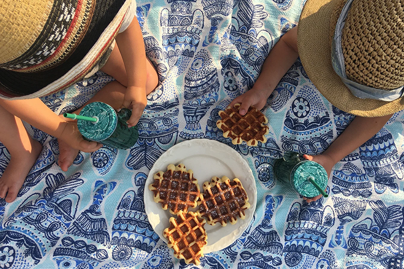 Delicious yeasted waffles
