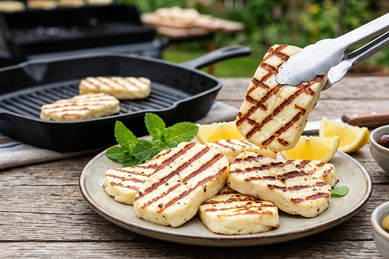 Halloumi-style cheese - perfect for the grill