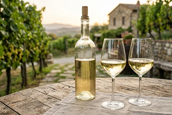 White grape wine - light