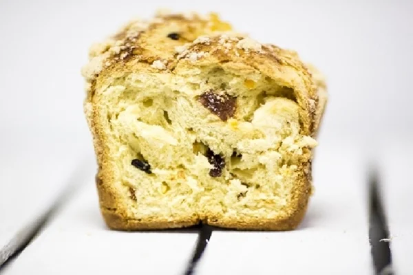 Homemade yeast cake with streusel