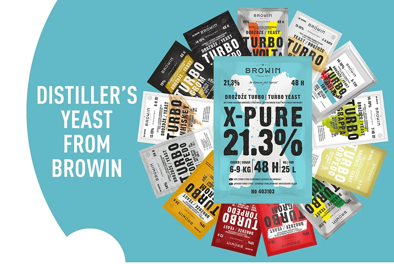 DISTILLER’S YEAST FROM BROWIN