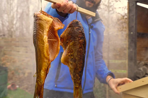 Smoked carp