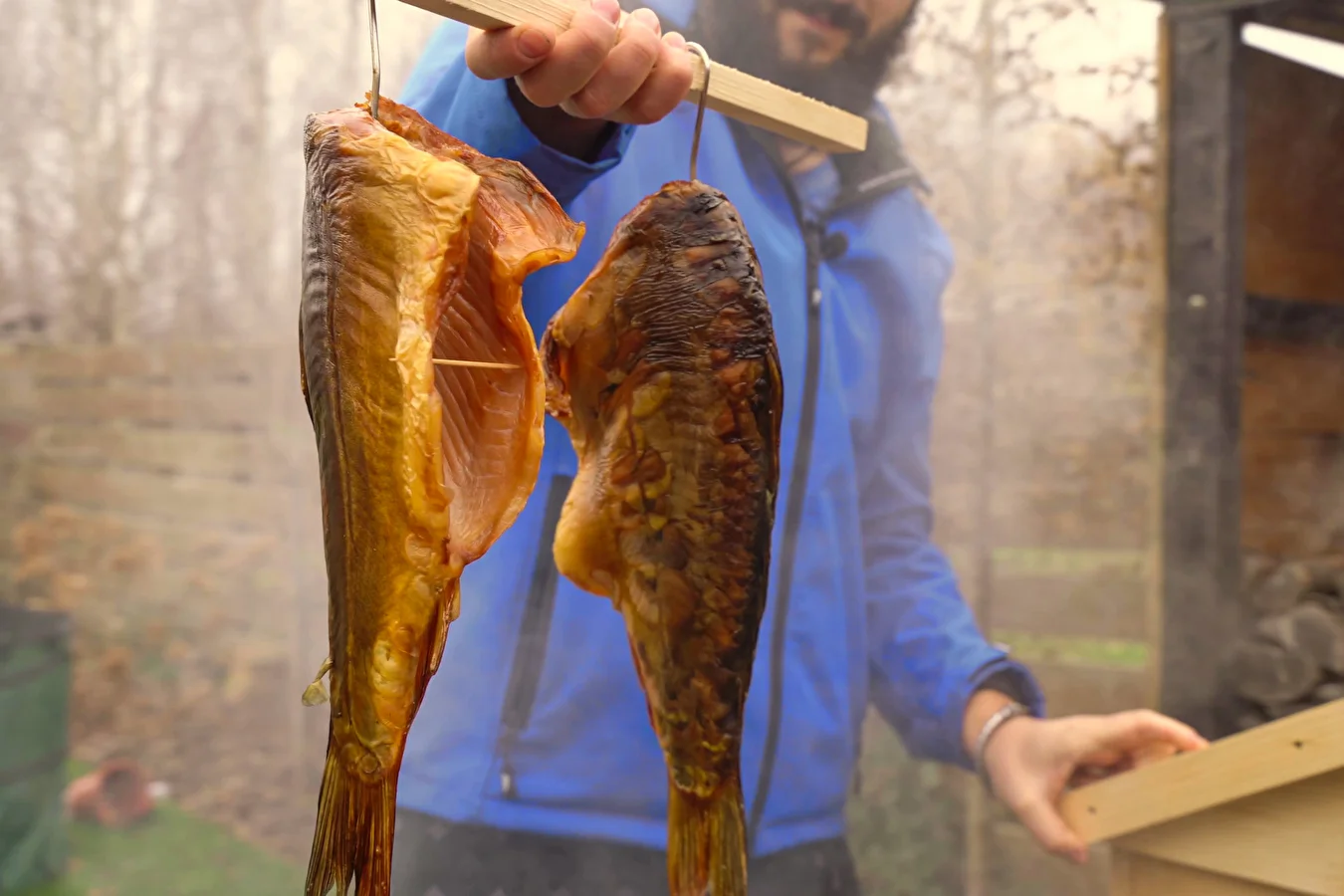 Smoked carp