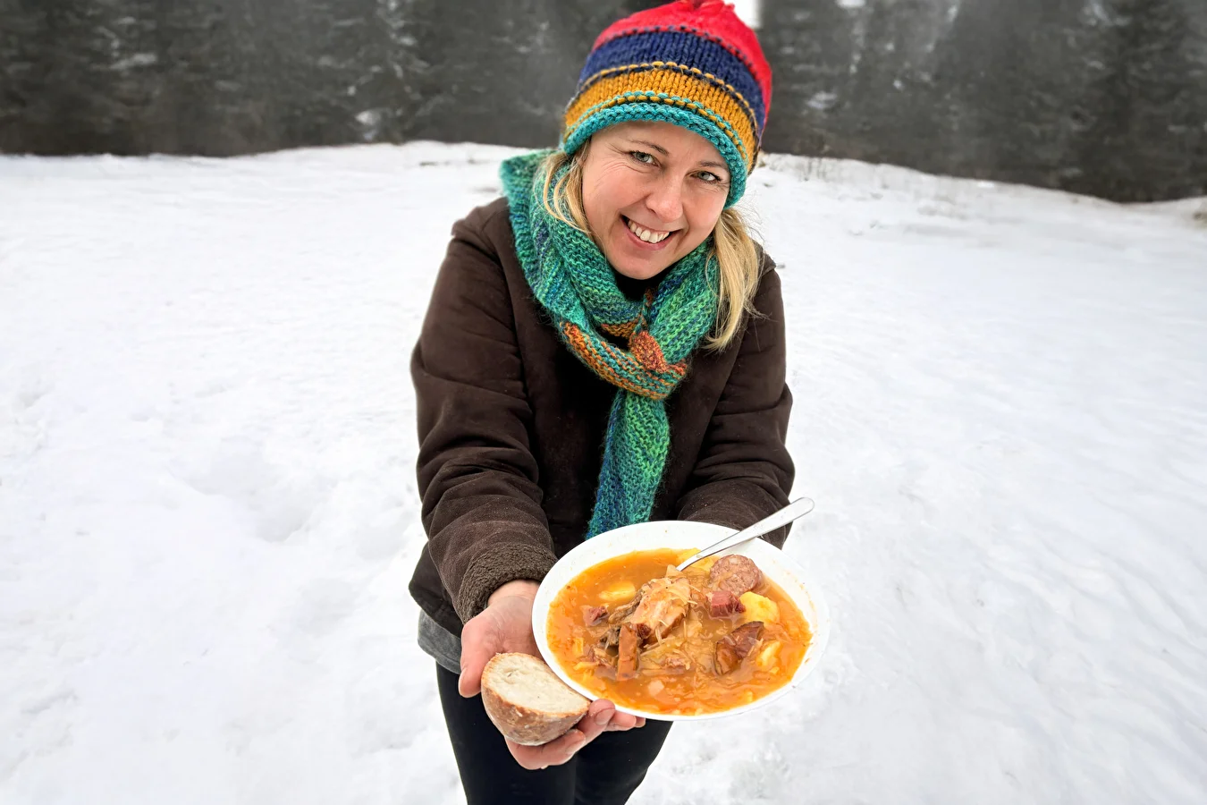 Smoky kwaśnica from a cauldron - an aromatic feast from the fire