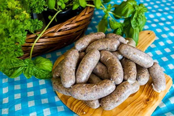 White groats sausage